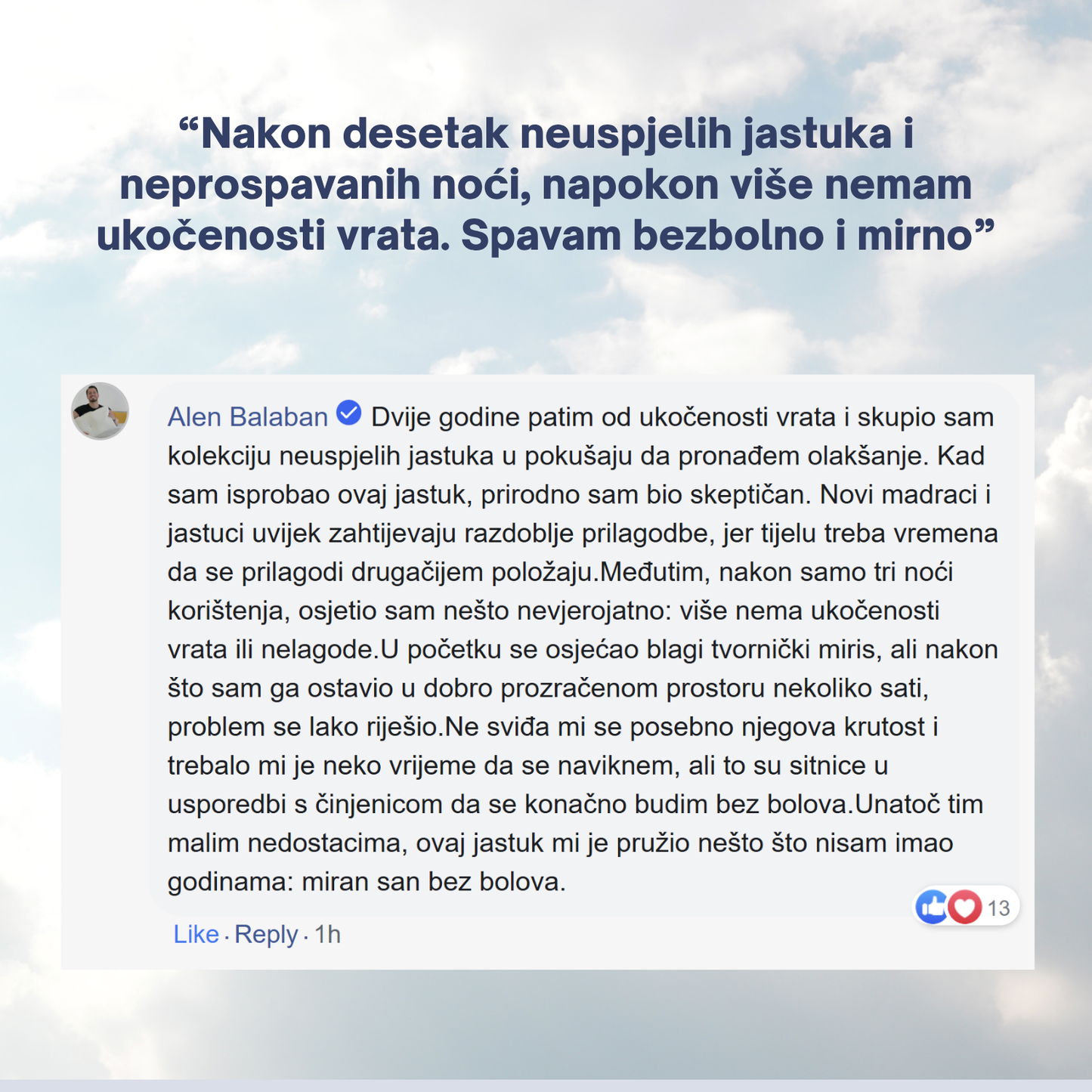 Schlumen® Ortopedski Jastuk